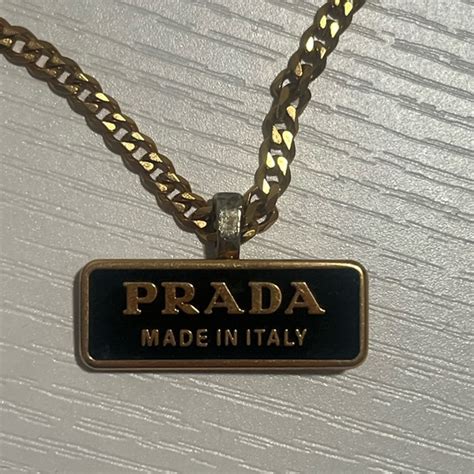 prada neclace|Prada reworked necklace.